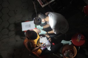 Live Tattooing oleh Jathy Pradipta Bertajuk Lowrider Arte